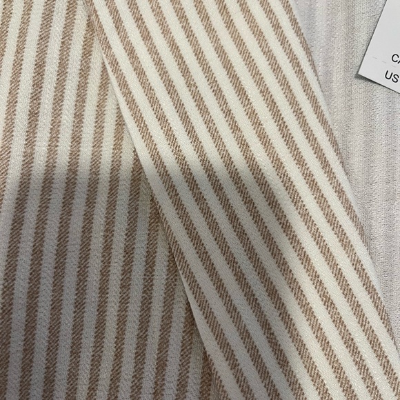 NWT Maurices blazer, XXL tan and white stripe. - Picture 2 of 4